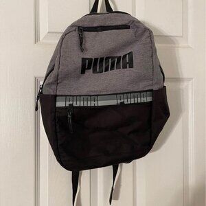 Puma Speedway Padded Adjustable Shoulder Strap Backpack  Spacious black and grey